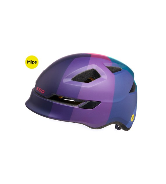 KED-13204305582/LILAC GREEN-S POP - Kask Rowerowy