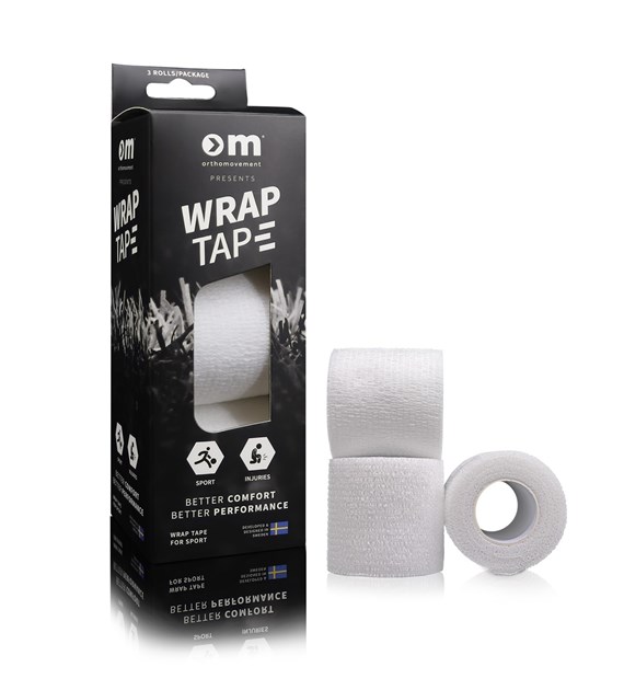 OM-WT3/WHITE WRAP TAPE 5CM/4,5M x3 - Taśma Tape x3