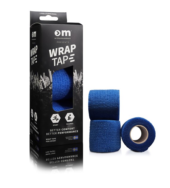 OM-WT3/BLUE WRAP TAPE 5CM/4,5M x3 - Taśma Tape x3